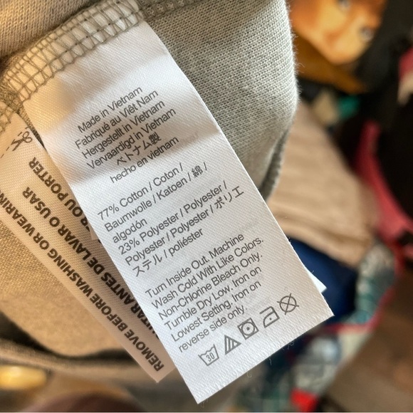 J. Crew Relaxed Fit Velour Hoodie L - Picture 6 of 7